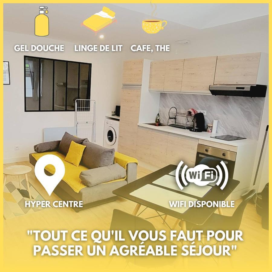Апартаменти Le Wlerick 1 - Hyper Centre - Au Calme - Wifi Мон-де-Марсан Екстер'єр фото